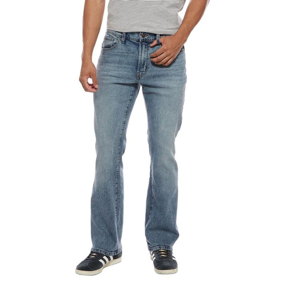 Hudson Jeans Mens  Kick Ranier Flare Jean, Blue